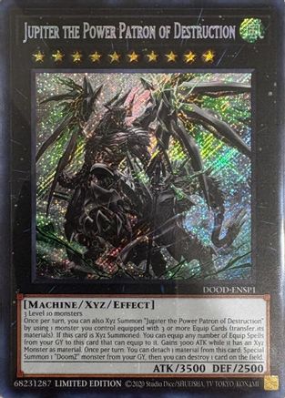Jupiter the Power Patron of Destruction (SR) [DOOD-ENSP1] Ultra Rare - Yu-Gi-Oh! - Card Brawlers | Quebec | Canada |