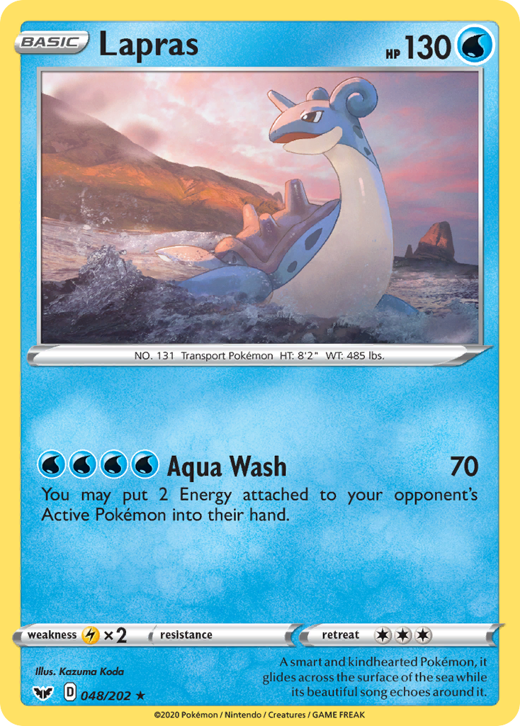 Lapras (048/202) [Sword & Shield: Base Set] - Pokémon - Card Brawlers | Quebec | Canada |