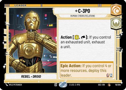 C-3PO (15/264) - Human-Cyborg Relations (15/264) [Secrets of Power] - Fantasy Flight Games - Card Brawlers | Quebec | Canada |