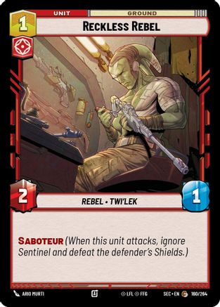 Reckless Rebel (160/264) (160/264) [Secrets of Power] - Fantasy Flight Games - Card Brawlers | Quebec | Canada |