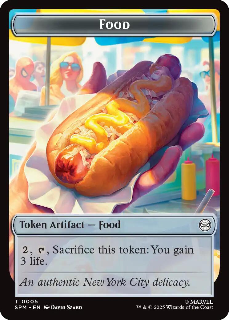 Food // Robot Double-Sided Token [Marvel's Spider-Man Tokens] - Magic: The Gathering - Card Brawlers | Quebec | Canada |