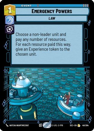 Emergency Powers (40/264) (40/264) [Secrets of Power] - Fantasy Flight Games - Card Brawlers | Quebec | Canada |