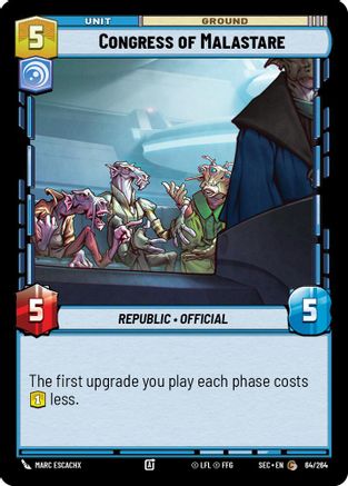 Congress of Malastare (64/264) (64/264) [Secrets of Power] - Fantasy Flight Games - Card Brawlers | Quebec | Canada |
