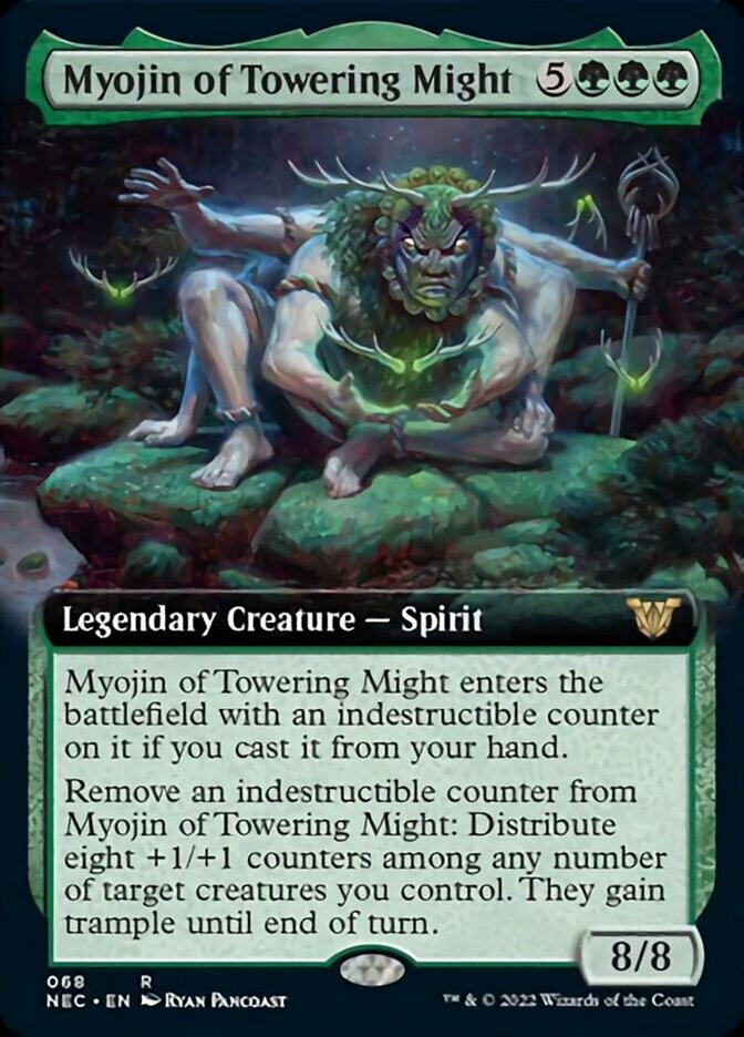 Myojin of Towering Might (Extended Art) [Kamigawa: Neon Dynasty Commander] - Magic: The Gathering - Card Brawlers | Quebec | Canada |