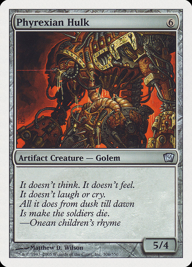 Phyrexian Hulk [Ninth Edition] - Magic: The Gathering - Card Brawlers | Quebec | Canada |