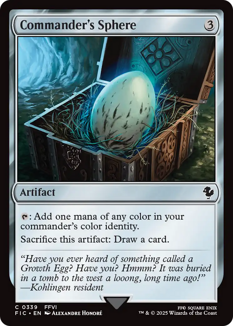 Commander's Sphere [FINAL FANTASY Commander] - Magic: The Gathering - Card Brawlers | Quebec | Canada |