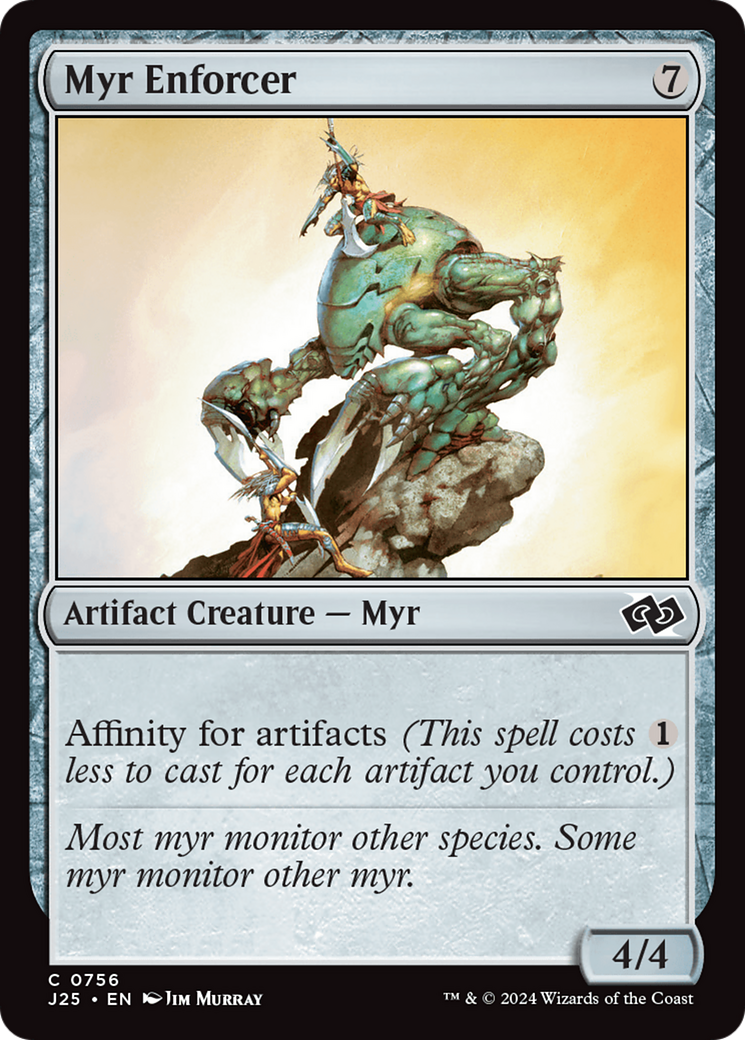 Myr Enforcer [Foundations Jumpstart] - Magic: The Gathering - Card Brawlers | Quebec | Canada |