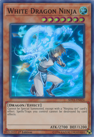 White Dragon Ninja [SHVA-EN024] Super Rare - Yu-Gi-Oh! - Card Brawlers | Quebec | Canada |