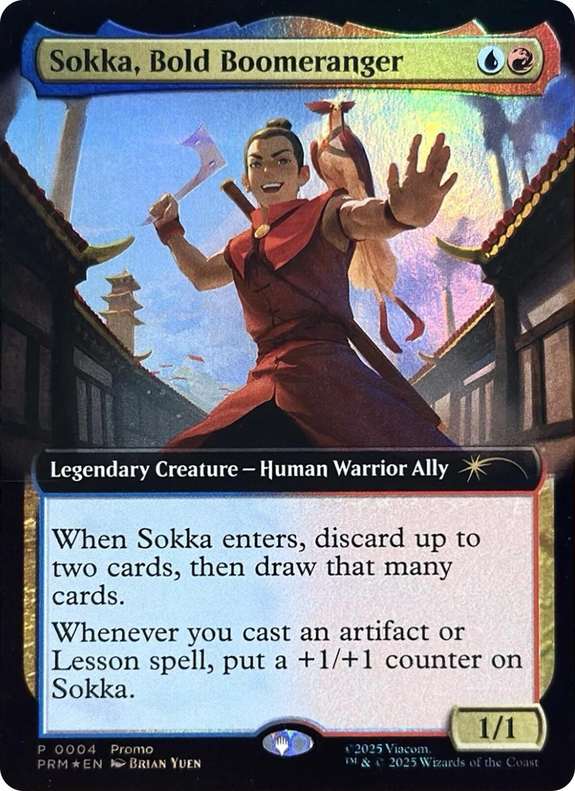 Sokka, Bold Boomeranger (Extended Art) [Media Promos] - Magic: The Gathering - Card Brawlers | Quebec | Canada |