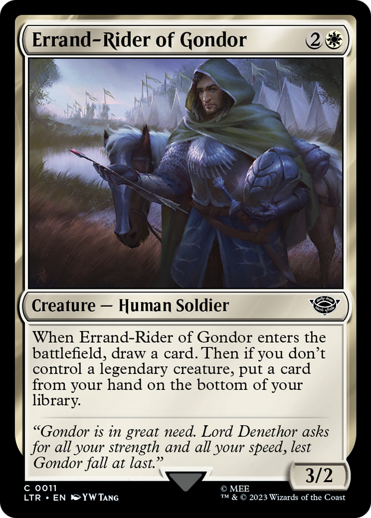 Errand-Rider of Gondor [The Lord of the Rings: Tales of Middle-Earth] - Magic: The Gathering - Card Brawlers | Quebec | Canada |