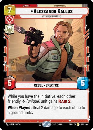 Alexsandr Kallus (155/264) - With New Purpose (155/264) [Secrets of Power] - Fantasy Flight Games - Card Brawlers | Quebec | Canada |