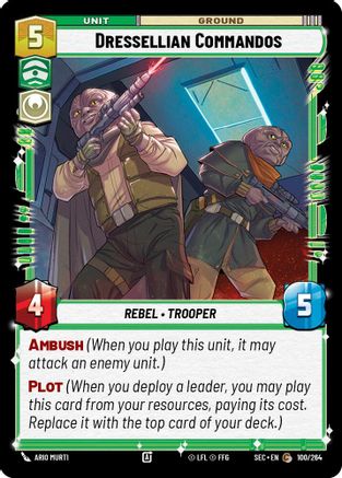 Dressellian Commandos (100/264) (100/264) [Secrets of Power] - Fantasy Flight Games - Card Brawlers | Quebec | Canada |