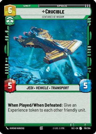 Crucible (119/264) - Centuries of Wisdom (119/264) [Secrets of Power] - Fantasy Flight Games - Card Brawlers | Quebec | Canada |