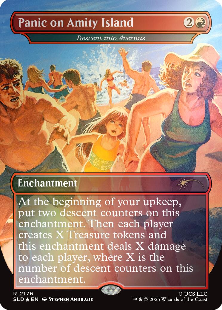 Panic on Amity Island - Descent into Avernus (Rainbow Foil) [Secret Lair Drop Series] - Magic: The Gathering - Card Brawlers | Quebec | Canada |