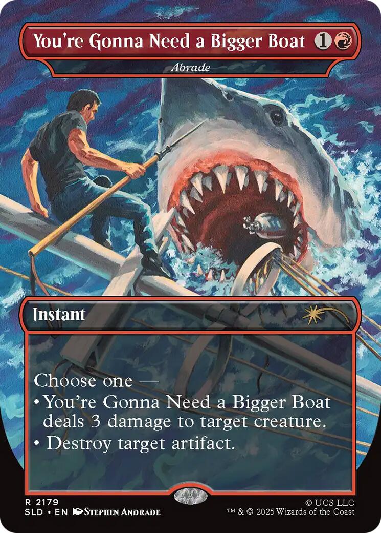 You're Gonna Need a Bigger Boat - Abrade [Secret Lair Drop Series] - Magic: The Gathering - Card Brawlers | Quebec | Canada |