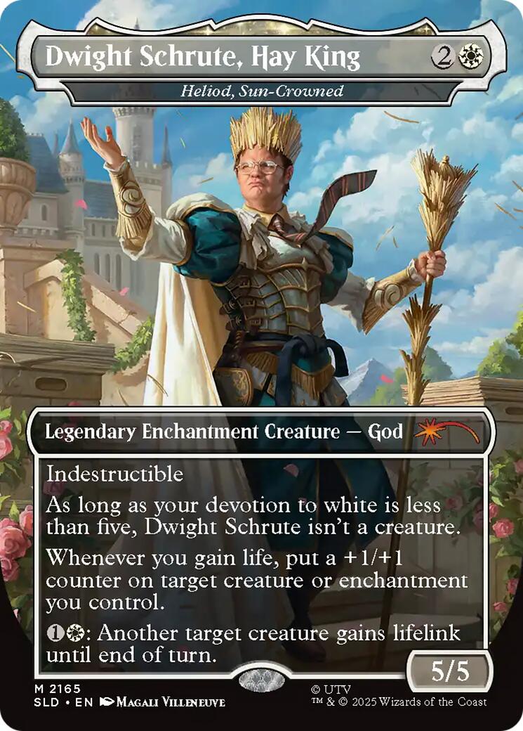Dwight Schrute, Hay King - Heliod, Sun-Crowned [Secret Lair Drop Series] - Magic: The Gathering - Card Brawlers | Quebec | Canada |