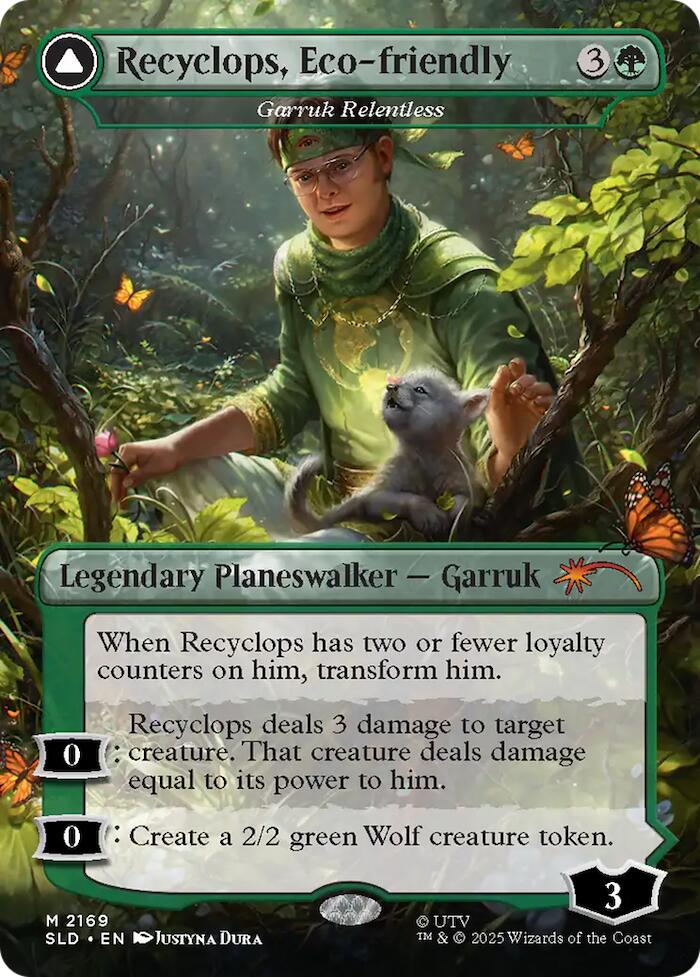 Recyclops, Eco-friendly - Garruk Relentless [Secret Lair Drop Series] - Magic: The Gathering - Card Brawlers | Quebec | Canada |