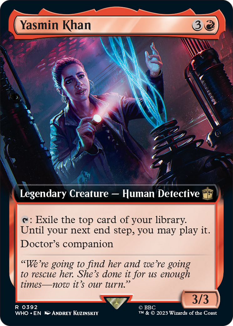 Yasmin Khan (Extended Art) [Doctor Who] - Magic: The Gathering - Card Brawlers | Quebec | Canada |