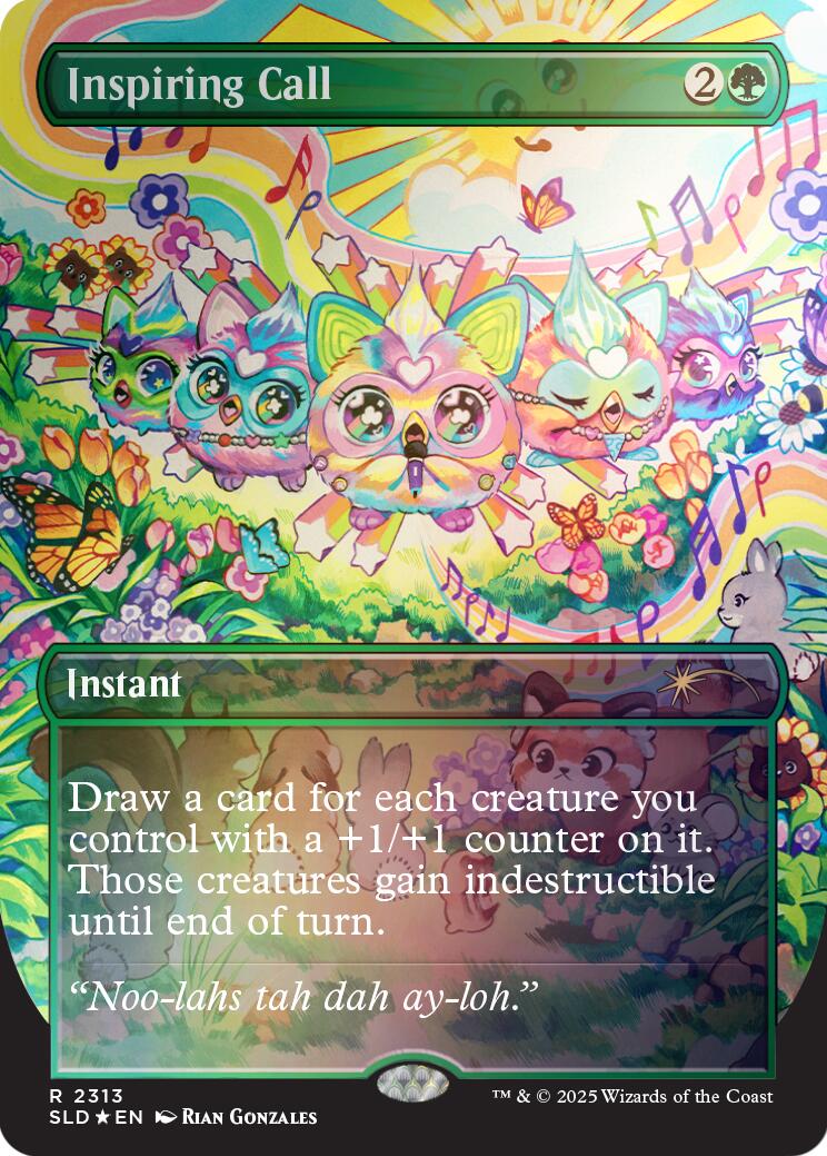 Inspiring Call (Rainbow Foil) [Secret Lair Drop Series] - Magic: The Gathering - Card Brawlers | Quebec | Canada |