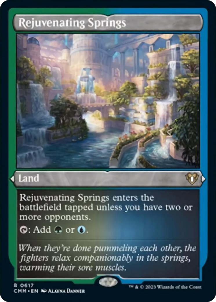 Rejuvenating Springs (Foil Etched) [Commander Masters] - Magic: The Gathering - Card Brawlers | Quebec | Canada |