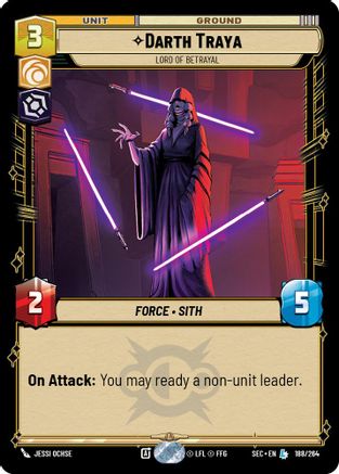 Darth Traya (188/264) - Lord of Betrayal (188/264) [Secrets of Power] - Fantasy Flight Games - Card Brawlers | Quebec | Canada |