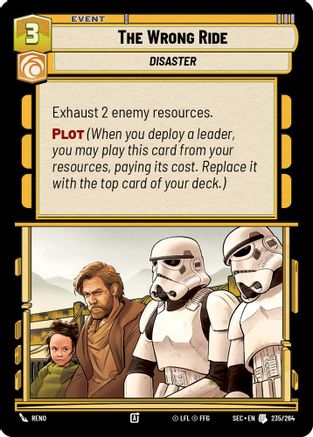 The Wrong Ride (235/264) (235/264) [Secrets of Power] - Fantasy Flight Games - Card Brawlers | Quebec | Canada |
