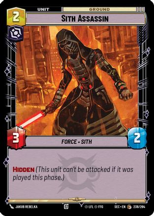 Sith Assassin (238/264) (238/264) [Secrets of Power] - Fantasy Flight Games - Card Brawlers | Quebec | Canada |