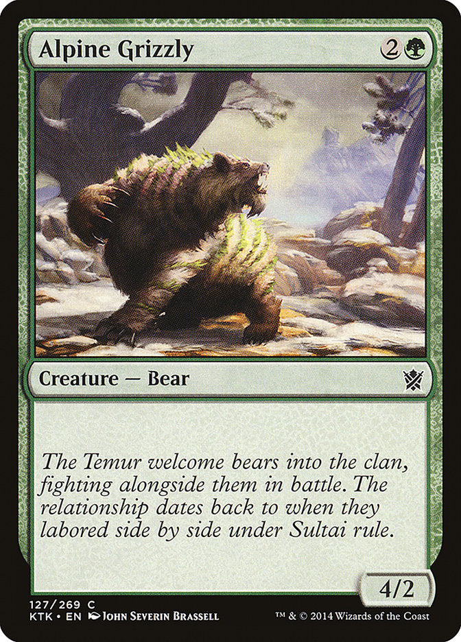 Alpine Grizzly [Khans of Tarkir] - Magic: The Gathering - Card Brawlers | Quebec | Canada |