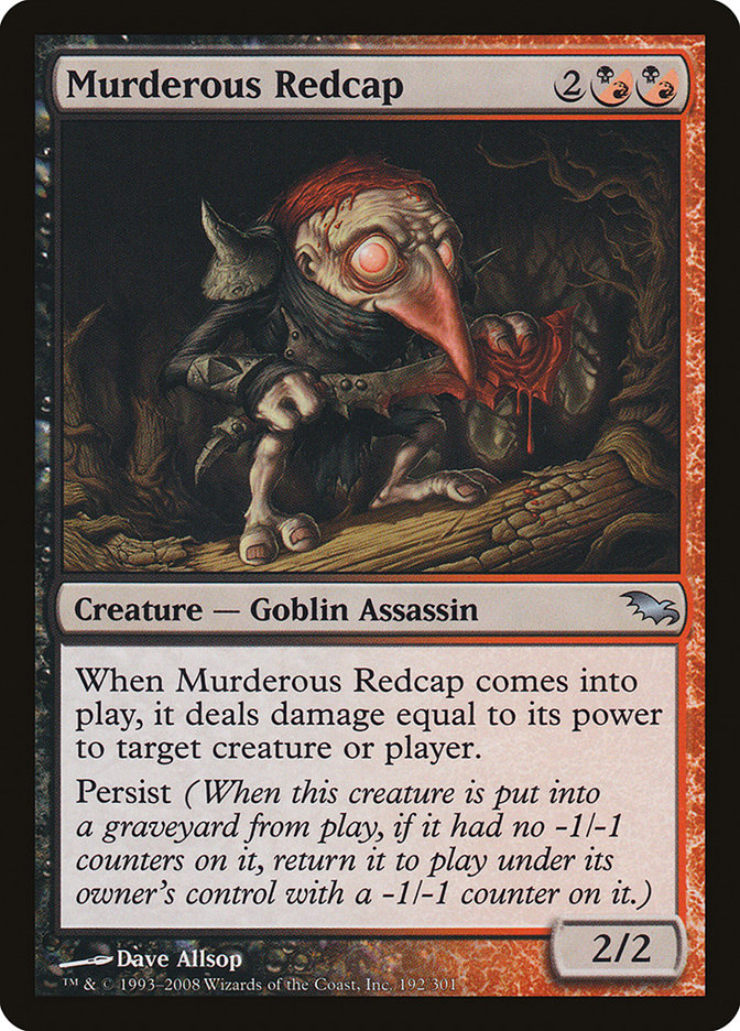 Murderous Redcap [Shadowmoor] - Magic: The Gathering - Card Brawlers | Quebec | Canada |