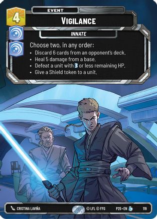 Vigilance (119) (119) [Sector and Regional Promos: Season 1] - Fantasy Flight Games - Card Brawlers | Quebec | Canada |