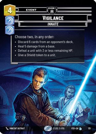 Vigilance (131) (131) [Sector and Regional Promos: Season 1] - Fantasy Flight Games - Card Brawlers | Quebec | Canada |