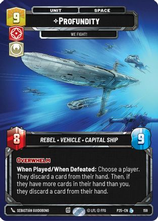 Profundity - We Fight! (159) (159) [Sector and Regional Promos: Season 1] - Fantasy Flight Games - Card Brawlers | Quebec | Canada |