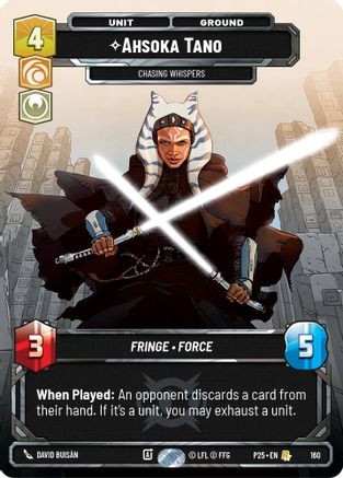 Ahsoka Tano - Chasing Whispers (160) (160) [Sector and Regional Promos: Season 1] - Fantasy Flight Games - Card Brawlers | Quebec | Canada |
