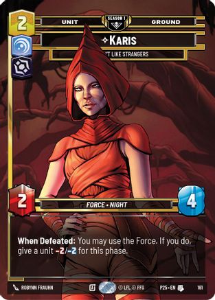 Karis - We Don't Like Strangers (161) (161) [Sector and Regional Promos: Season 1]