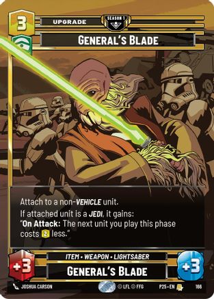 General's Blade (166) (166) [Sector and Regional Promos: Season 1] - Fantasy Flight Games - Card Brawlers | Quebec | Canada |
