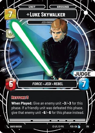 Luke Skywalker - Jedi Knight (174) (174) [Judge Promos] - Fantasy Flight Games - Card Brawlers | Quebec | Canada |