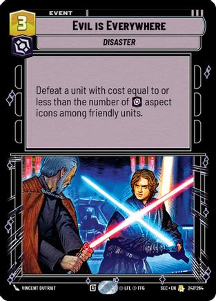 Evil is Everywhere (247/264) (247/264) [Secrets of Power] - Fantasy Flight Games - Card Brawlers | Quebec | Canada |