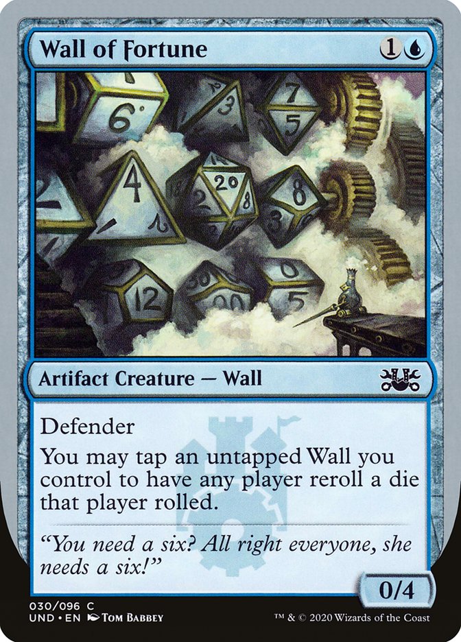 Wall of Fortune [Unsanctioned] - Magic: The Gathering - Card Brawlers | Quebec | Canada |