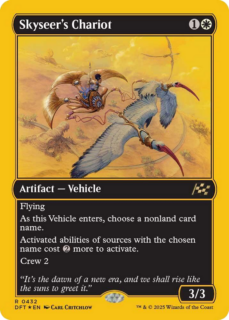 Skyseer's Chariot (First-Place Foil) [Aetherdrift] - Magic: The Gathering - Card Brawlers | Quebec | Canada |