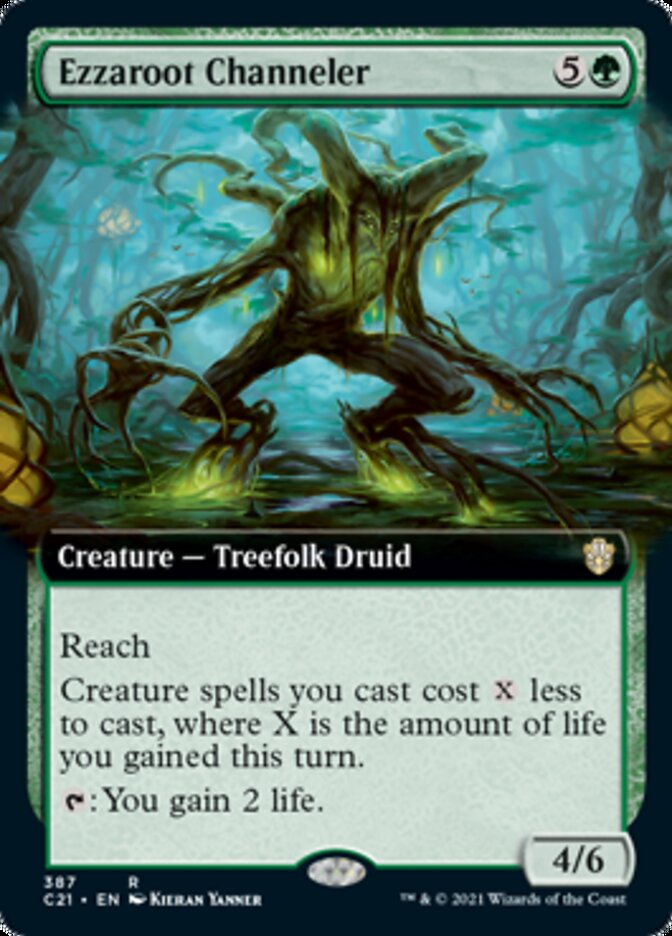 Ezzaroot Channeler (Extended Art) [Commander 2021] - Magic: The Gathering - Card Brawlers | Quebec | Canada |