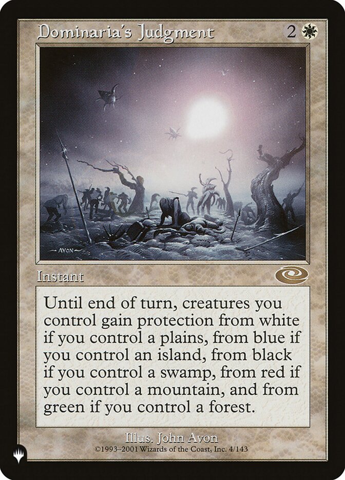 Dominaria's Judgment [The List] - Magic: The Gathering - Card Brawlers | Quebec | Canada |