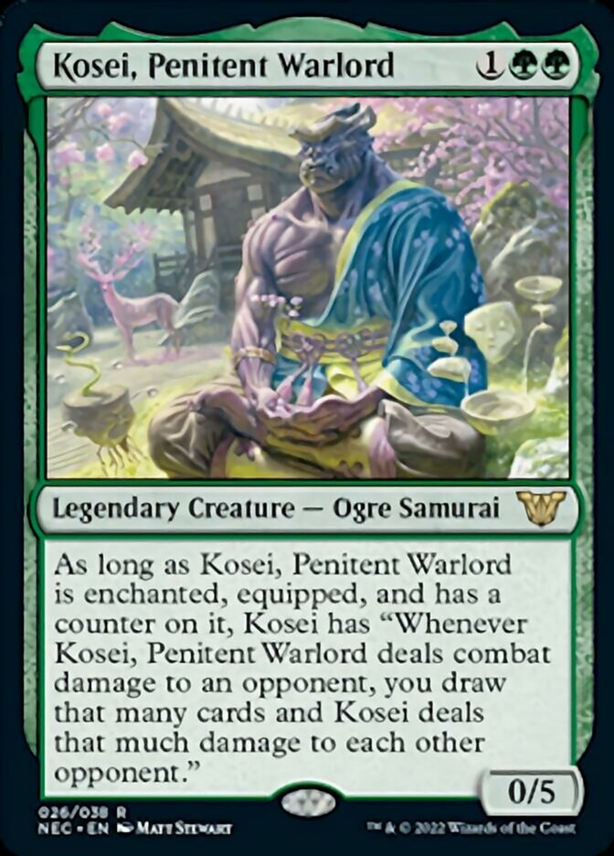 Kosei, Penitent Warlord [Kamigawa: Neon Dynasty Commander] - Magic: The Gathering - Card Brawlers | Quebec | Canada |