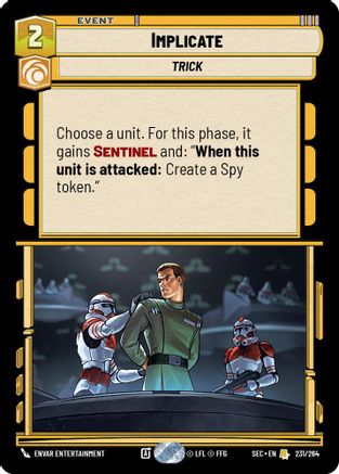 Implicate (231/264) (231/264) [Secrets of Power] - Fantasy Flight Games - Card Brawlers | Quebec | Canada |
