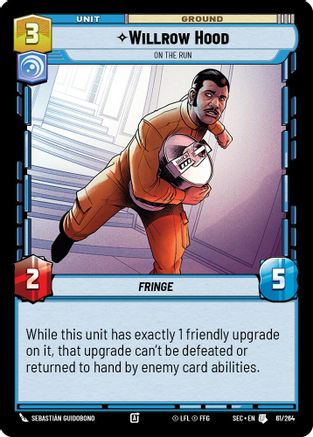 Willrow Hood - On the Run (61/264) (61/264) [Secrets of Power] - Fantasy Flight Games - Card Brawlers | Quebec | Canada |