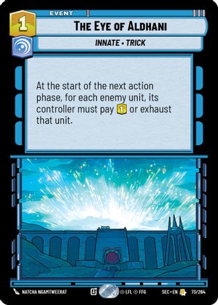 The Eye of Aldhani (73/264) (73/264) [Secrets of Power] - Fantasy Flight Games - Card Brawlers | Quebec | Canada |