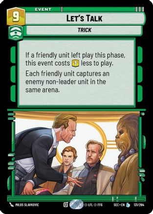 Let's Talk (131/264) (131/264) [Secrets of Power] - Fantasy Flight Games - Card Brawlers | Quebec | Canada |