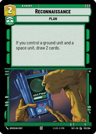 Reconnaissance (125/264) (125/264) [Secrets of Power] - Fantasy Flight Games - Card Brawlers | Quebec | Canada |