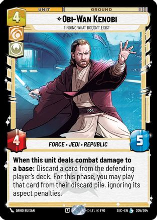 Obi-Wan Kenobi - Finding What Doesn't Exist (205/264) (205/264) [Secrets of Power] - Fantasy Flight Games - Card Brawlers | Quebec | Canada |