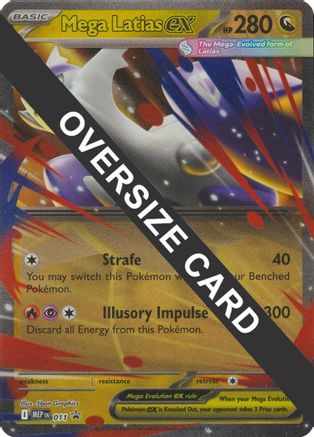 Mega Latias ex (011) (Jumbo Card) [Mega Evolution Promo] - Pokémon - Card Brawlers | Quebec | Canada |