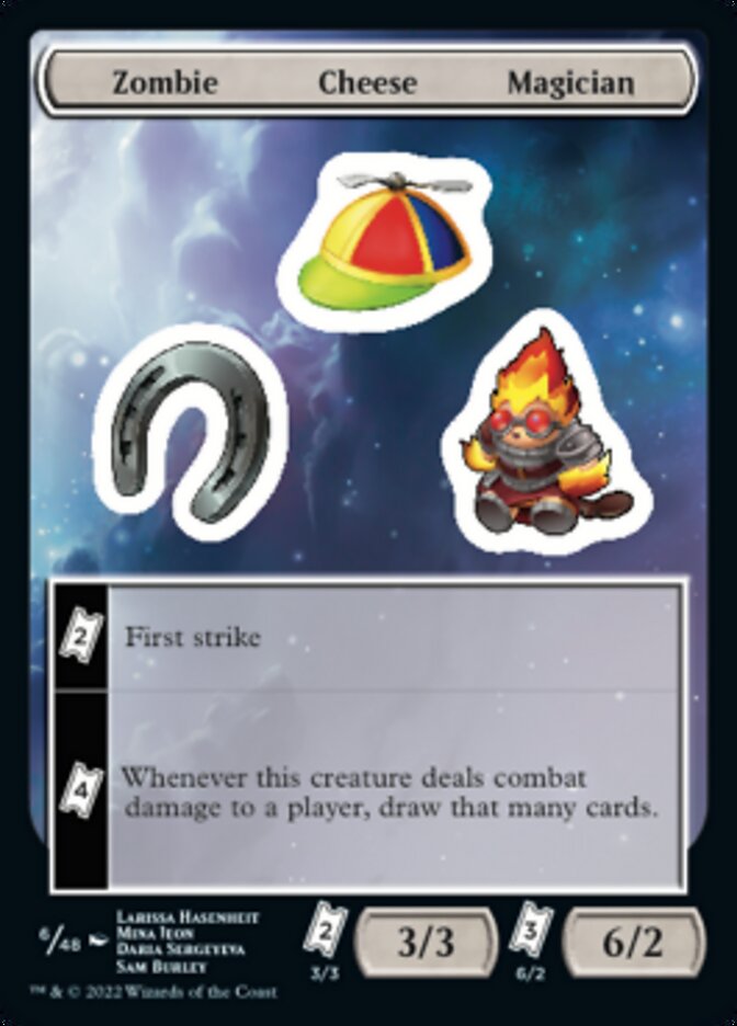 Zombie Cheese Magician [Unfinity Stickers] - Magic: The Gathering - Card Brawlers | Quebec | Canada |